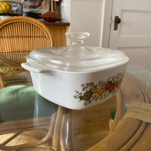 Set of corningware with the veggie print (4 pieces) - Picture 2 of 4